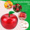 Red Apple-Shaped Plastic Candy Boxes – 12 pcs, 6 x 6 cm 5
