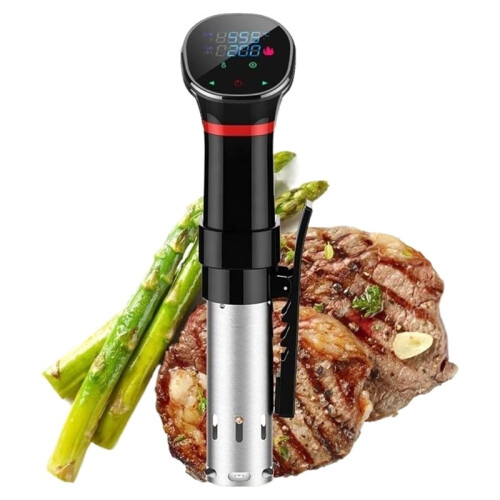 Sous Vide Cooker 1100W,Thermal Immersion Circulator,Sous Vide Heater with Accurate Temperature&Digital Timer,Quiet (EU) 2