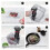 Sous Vide Cooker 1100W,Thermal Immersion Circulator,Sous Vide Heater with Accurate Temperature&Digital Timer,Quiet (EU) 6