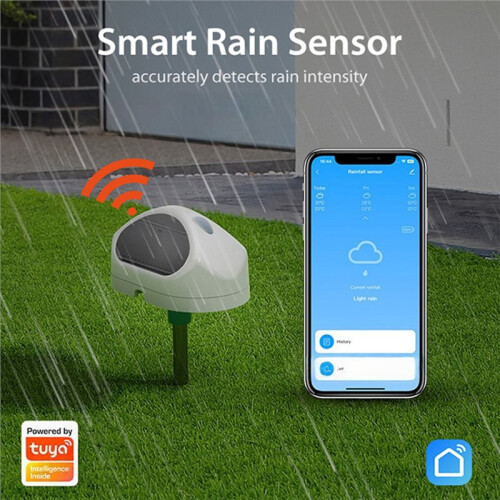 Rain Sensor Accurate Rainfall Detection BTV5.0 Wireless Digital Accurate Rain Gauge for  Home Scenes Linkage 1