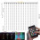 Έξυπνα φώτα κουρτίνας LED, 400LED 6.6x6.6ft RGB που αλλάζουν χρώμα με 4