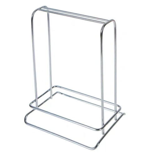 2 Stück Kleiderbügelständer aus Edelstahl, Wäscheraum-Accessoire, Kleiderbügel-Organizer 2
