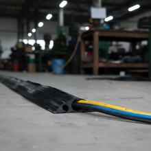 Heavy Duty Cable Protector 4m Rubber Cable Cover