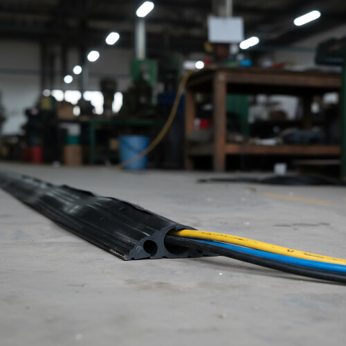 Heavy Duty Cable Protector 4m Rubber Cable Cover