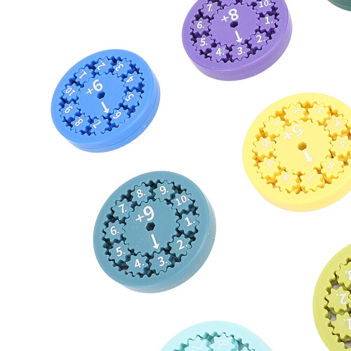 9pcs Math Fidget Toy PC Educational Interactive Addition Subtraction 2