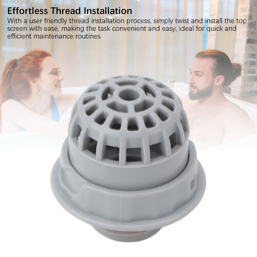 2Pcs PVC Male Thread Debris Screen Filter G3/4 Top Strainer Replacement 2