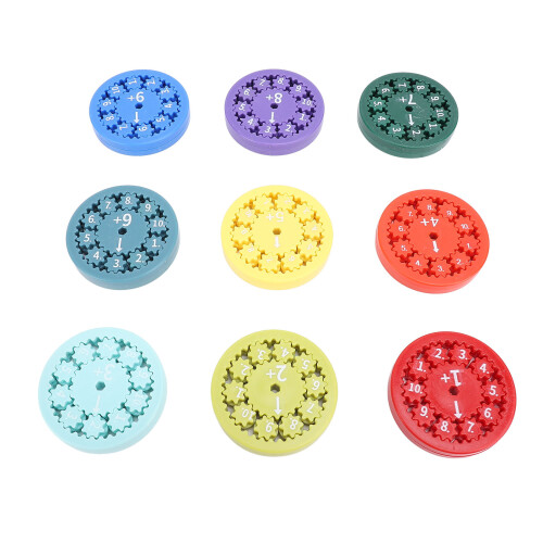 9pcs Math Fidget Toy PC Educational Interactive Addition Subtraction