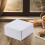 Caixas de envio de papelão ondulado branco, 20x20x10 cm (8x8x4 polegadas), conjunto de 25 unidades 6