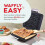 No-Drip 4-Waffle Maker with Nonstick Plates 4