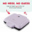 No-Drip 4-Waffle Maker with Nonstick Plates 5