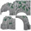 Tineasur Toy Train Accessory Cave Model Grey Plastic 1Set 5
