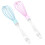 Silicone Manual Egg Whisk Blender for Home Kitchen Baking Tools with Comfortable Grip 2pcs Assorted Color 8