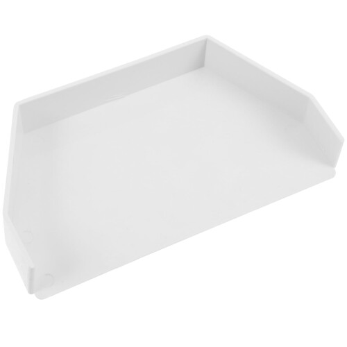 Rain Gutter End Cap PVC White 1Pack 1