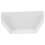 Rain Gutter End Cap PVC White 1Pack 3