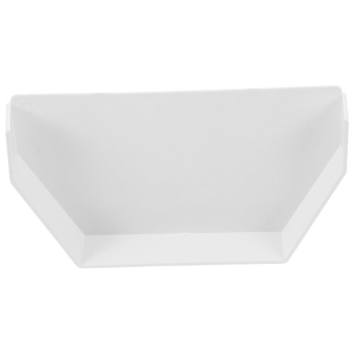 Rain Gutter End Cap PVC White 1Pack 2