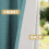 Blackout Linen Look Curtains 52x84 in Grommet Panel 4