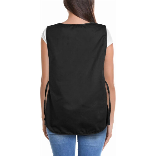 DALIX Cobbler Apron 2 Pockets Smock Regular 28.5" x 18.5" Black (2 Pack) 2