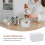 Porte-sachets de thé, sucrier, distributeur blanc 2