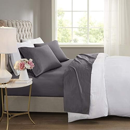600 TC Cooling Cotton Blend Sheet Set 4-Pc Full 1