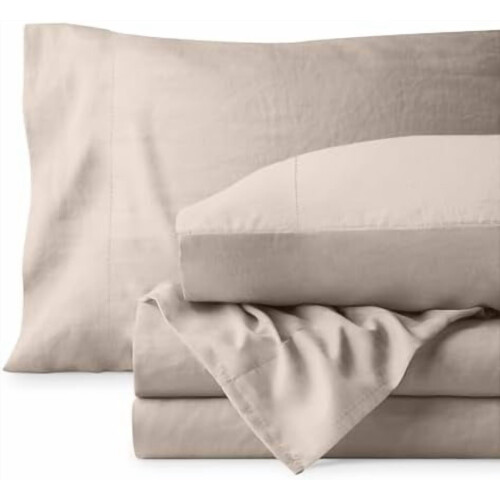 Σετ σεντονιών Luxury1800 Ultra-Soft από μικροΐνες πλυμένο με πέτρα – Διπλά βουρτσισμένα, 1