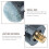20 Pcs Replacement Pool Cue Tips Billiard Cue Leather Tips Screw Cue Stick Tips 2