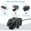 PS4Controller-oplader, opgraderet hurtigopladningsport, dockingstation til PS4/PS4Slim/PS4Pro-controller, sort 5
