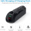 PS4Controller-oplader, opgraderet hurtigopladningsport, dockingstation til PS4/PS4Slim/PS4Pro-controller, sort 7