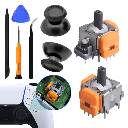 Hall-Sensor-Joystick-Ersatzkit für PS5-Controller   Modell 1