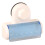 Porta spazzolini da parete con coperchio, bianco, 5 scomparti 2