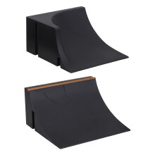 2Stk Handliche Finger Skateboard Rampen Aus Robustem Kunststoff
