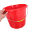 Röd plastskopa med ergonomiskt handtag, 5 gallon 4