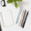 5-Piece ST Tip Fine Point Push-Action Pens Quick-Dry Ink Replaceable Refills for Office Marking & Note Organization (Multiple Colors) 6
