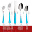 20-Piece Stainless Steel Flatware Set for 4, 18/0, 2