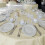 6 Pack Ivory Round Tablecloths 90" Polyester 3