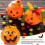 Κουβάς με κολοκύθες για το Halloween, 8 πλαστικοί κουβάδες για ζαχαρωτά, χαριτωμένες 3