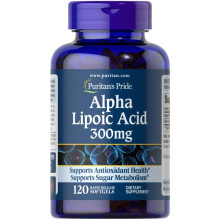 Alpha-Liponsäure 300 mg 120 schnell freisetzende Weichkapseln Puritans Pride
