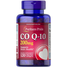 Q-SORB Coenzym Co Q-10 200 mg 120 schnell freisetzende Weichkapseln Puritans Pride