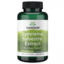 Gymnema Sylvestre Extract 300 mg 120 Capsules Swanson Health Products