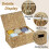 Rectangular water hyacinth storage basket with lid 3