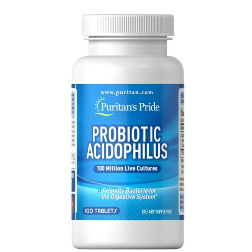 Probiotische Acidophilus 100 Tabletten Puritans Pride