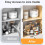 Clear Acrylic Refrigerator Turntable 40 x 30 cm 4