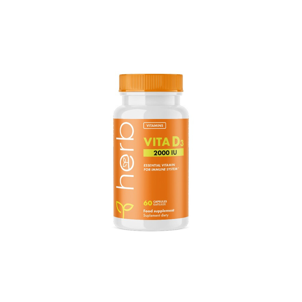Vitamin D3 2000 IU 60 Capsules Herb