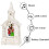 Fall Snow Globe Lantern 12.5 in USB or Battery Powered 4