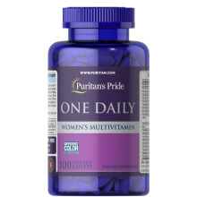 Puritans Pride Multivitamínico diario para mujeres, 100 cápsulas recubiertas