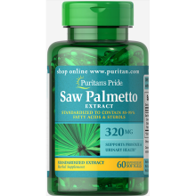 Sägepalmenextrakt 320 mg 60 Weichkapseln Puritans Pride