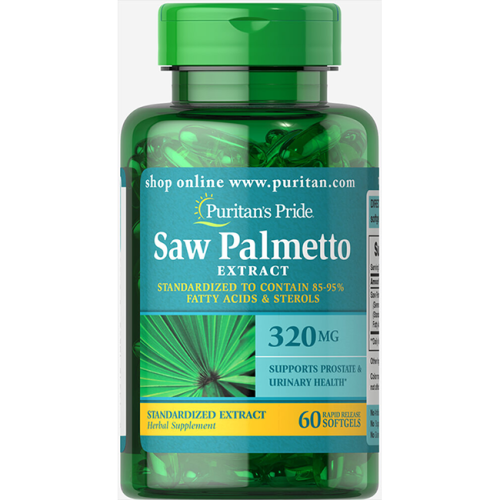 Saw Palmetto Extract 320 mg 60 Softgels Puritans Pride