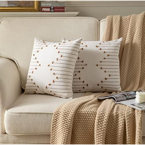 Fodere per cuscini in cotone 12x20, set da 2 2