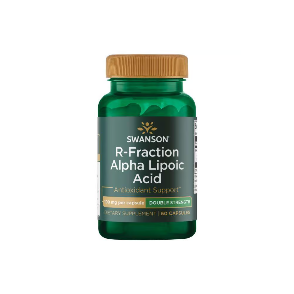 R-Fraction Alpha Lipoic Acid 100 mg 60 Capsules Swanson Health Products