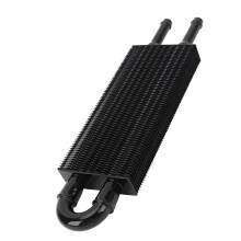 Raffreddatore dell'olio del cambio a due file 233x65x20mm nero