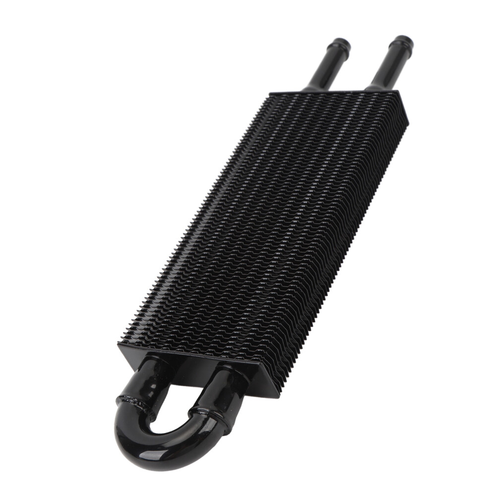 Aluminium Alloy 233Mm Universal Transmission Oil Cooler Kit Black 9451384871853
